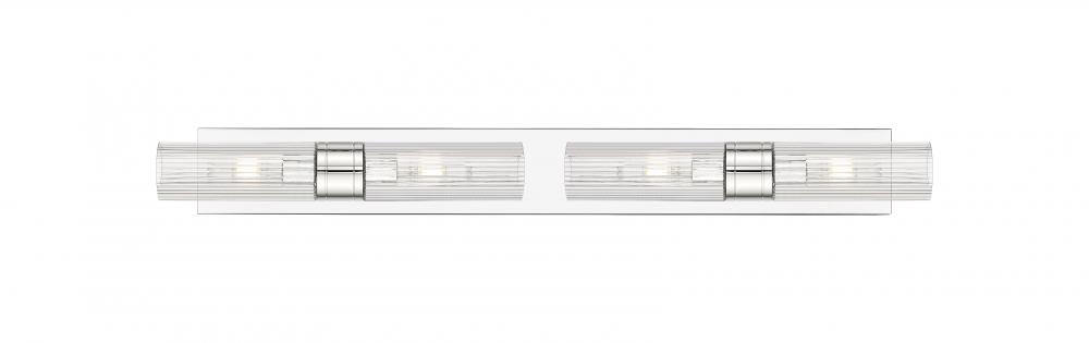 Boreas - 4 Light - 39 inch - Polished Chrome - Bath Vanity Light