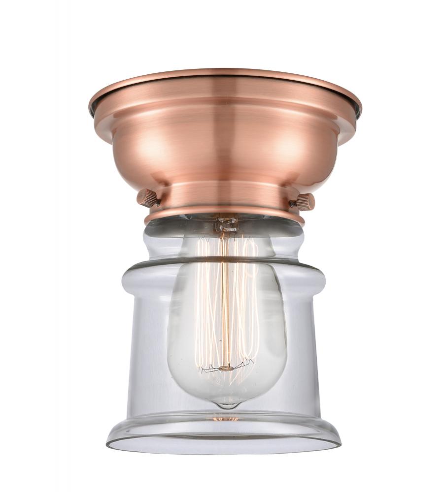 Canton - 1 Light - 6 inch - Antique Copper - Flush Mount