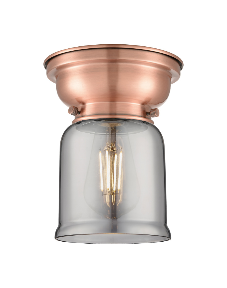 Bell - 1 Light - 6 inch - Antique Copper - Flush Mount