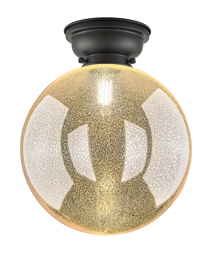 Beacon - 1 Light - 12 inch - Matte Black - Flush Mount