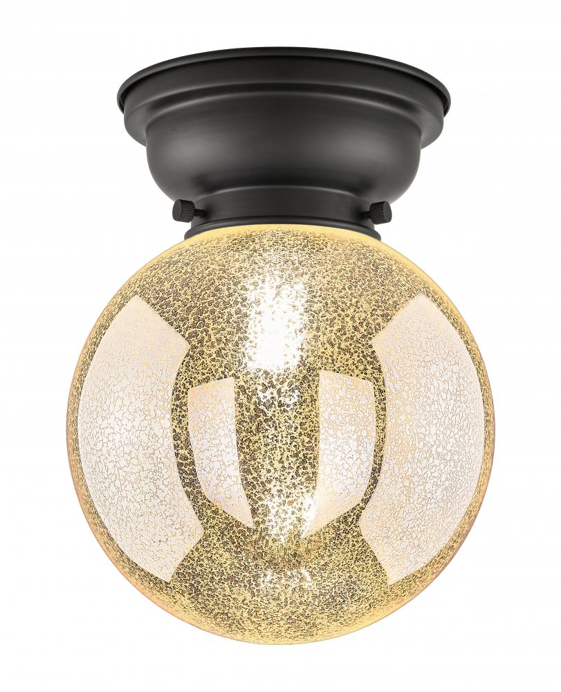 Beacon - 1 Light - 8 inch - Matte Black - Flush Mount