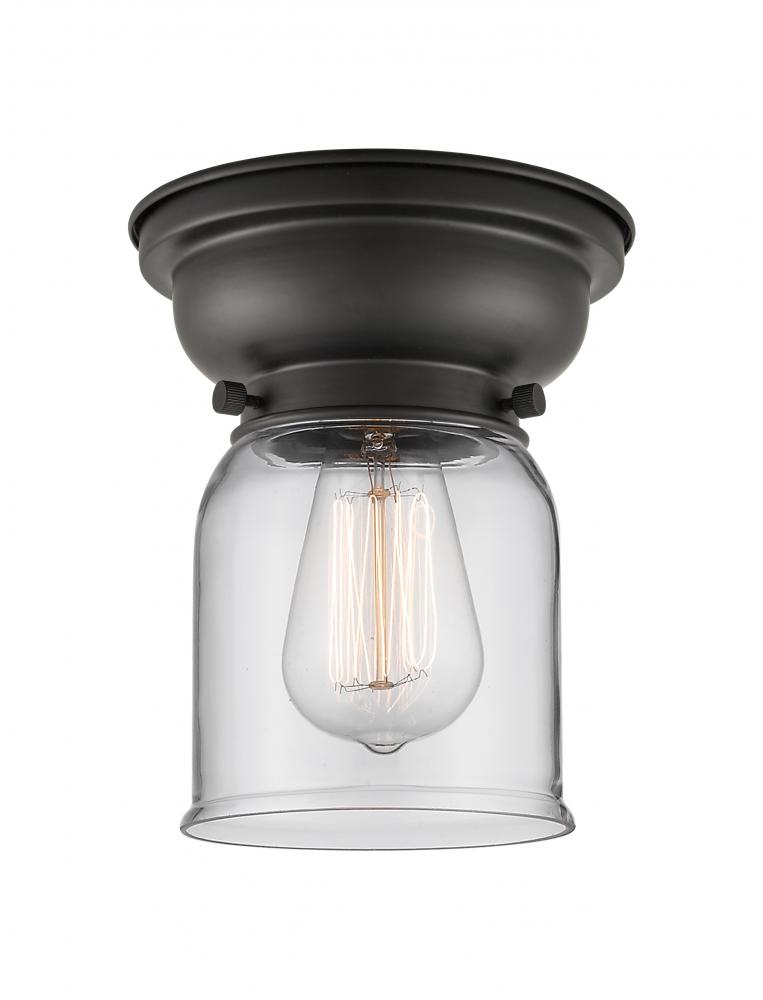 Bell - 1 Light - 6 inch - Matte Black - Flush Mount
