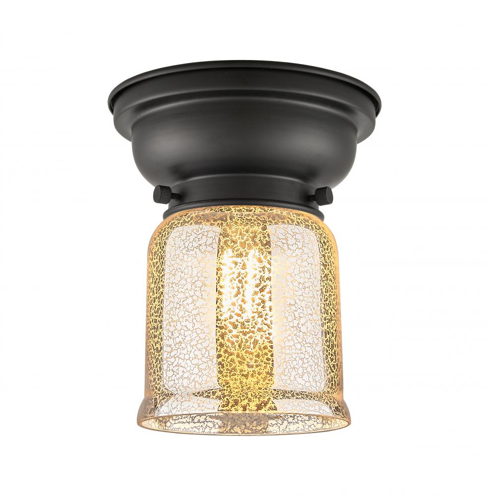 Bell - 1 Light - 6 inch - Matte Black - Flush Mount