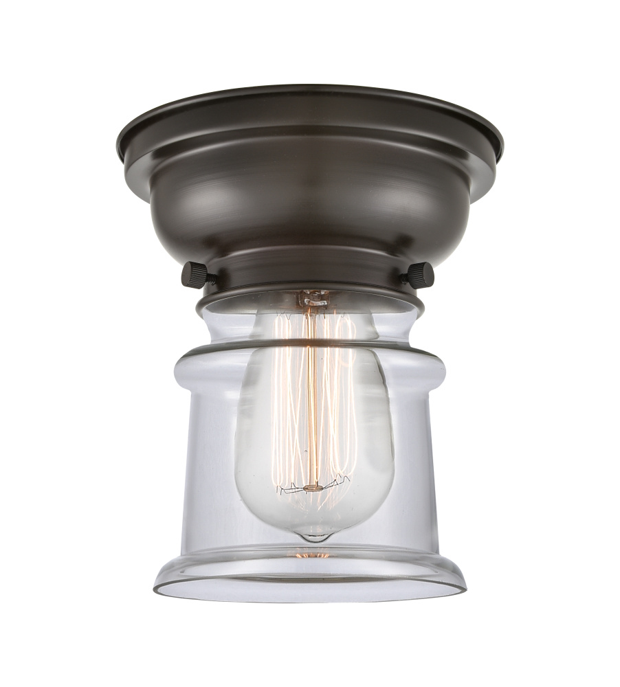 Canton - 1 Light - 6 inch - Oil Rubbed Bronze - Flush Mount