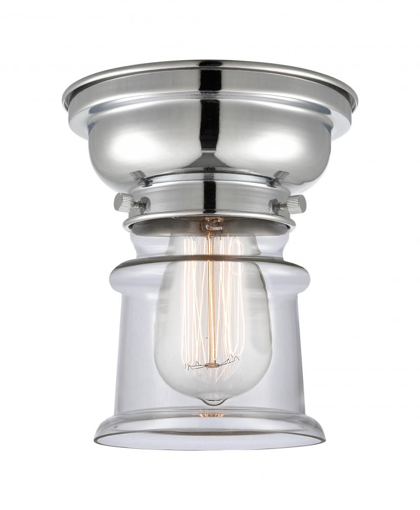 Canton - 1 Light - 6 inch - Polished Chrome - Flush Mount