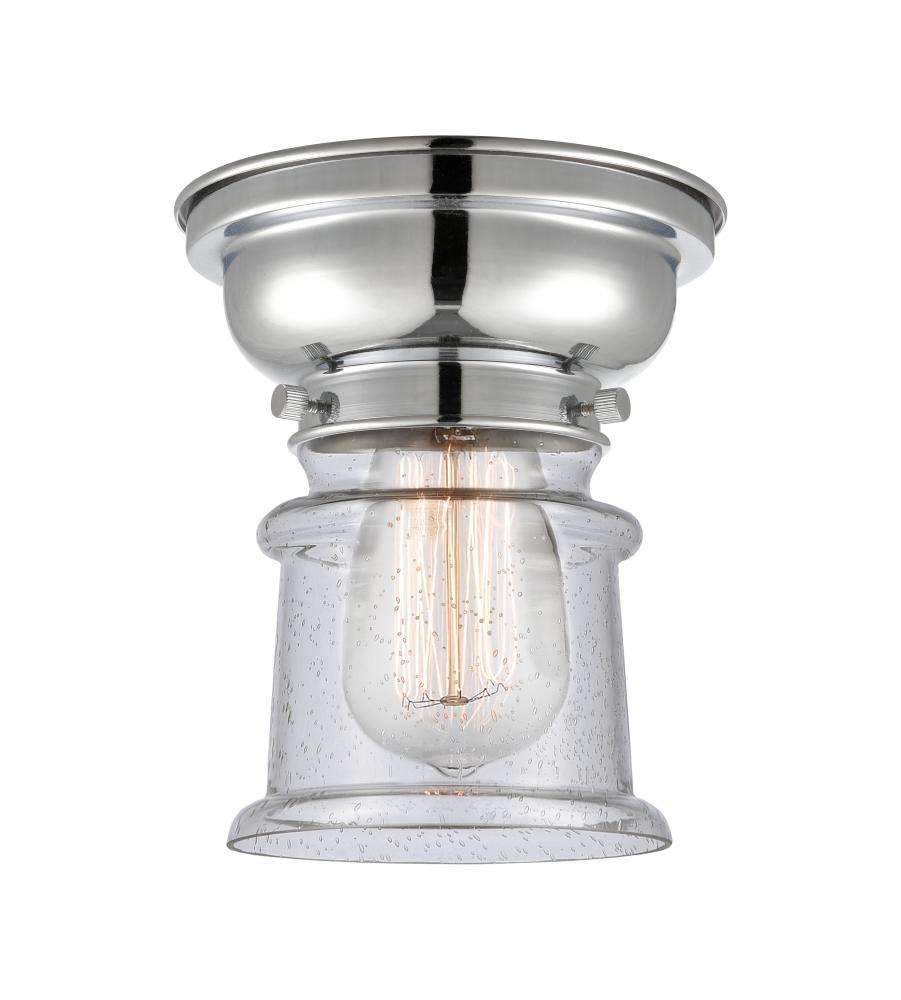 Canton - 1 Light - 6 inch - Polished Chrome - Flush Mount