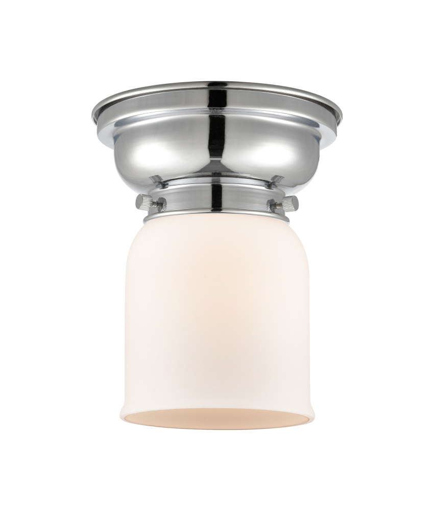 Bell - 1 Light - 6 inch - Polished Chrome - Flush Mount