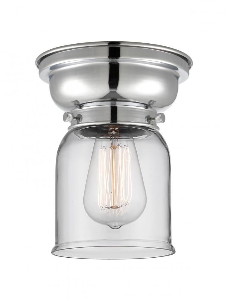Bell - 1 Light - 6 inch - Polished Chrome - Flush Mount
