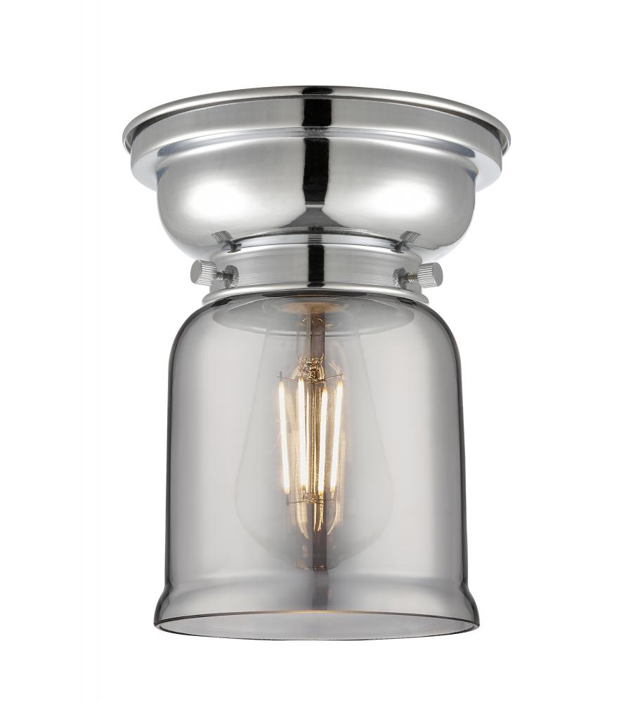 Bell - 1 Light - 6 inch - Polished Chrome - Flush Mount