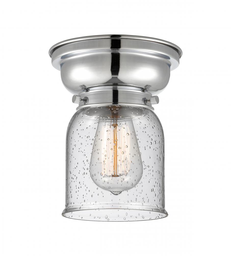 Bell - 1 Light - 6 inch - Polished Chrome - Flush Mount