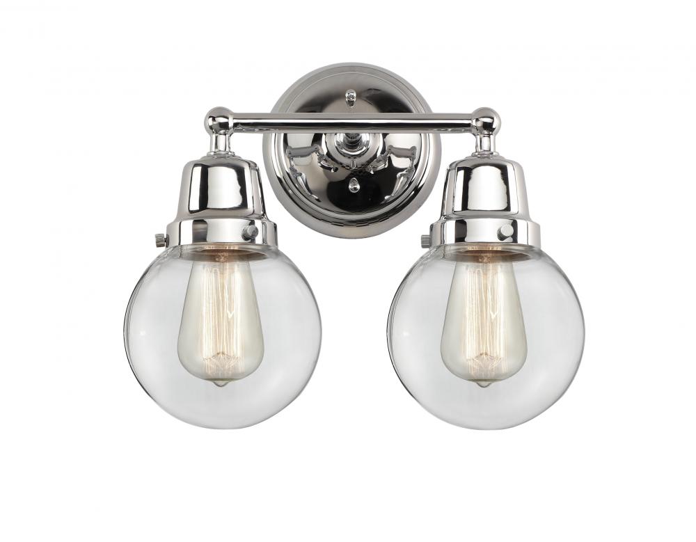 Beacon - 2 Light - 14 inch - Polished Chrome - Bath Vanity Light