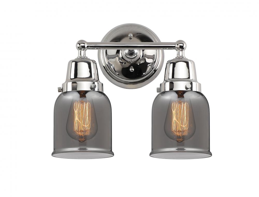 Bell - 2 Light - 13 inch - Polished Chrome - Bath Vanity Light