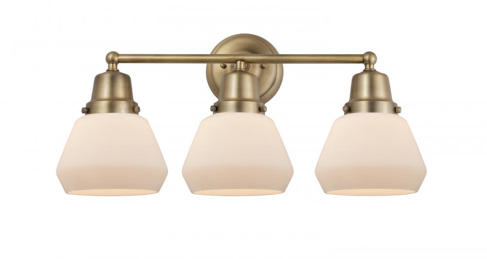 Fulton - 3 Light - 23 inch - Brushed Brass - Bath Vanity Light
