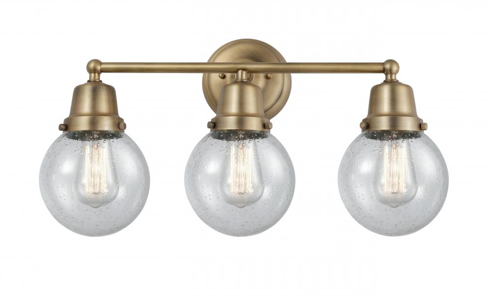 Beacon - 3 Light - 22 inch - Brushed Brass - Bath Vanity Light