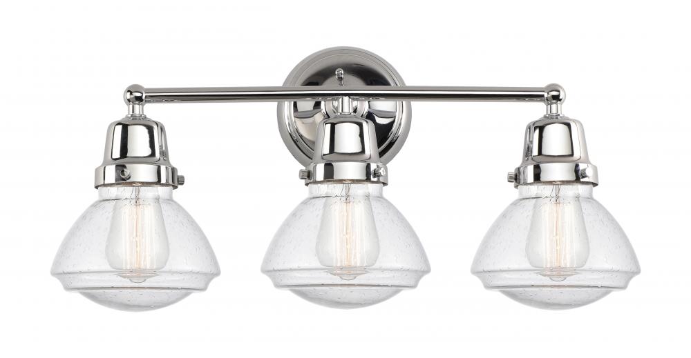 Olean - 3 Light - 23 inch - Polished Chrome - Bath Vanity Light