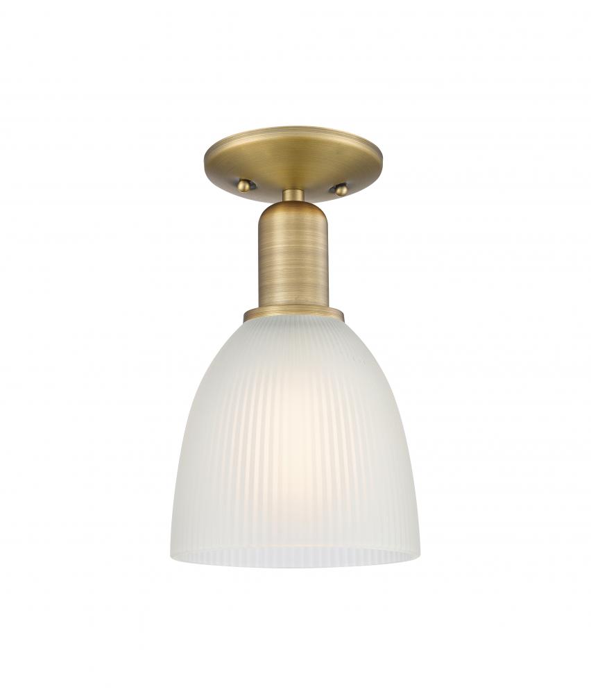 Castile - 1 Light - 6 inch - Brushed Brass - Semi-Flush Mount