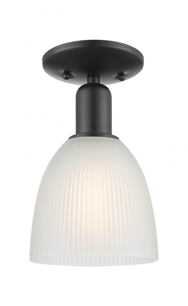 Castile - 1 Light - 6 inch - Matte Black - Semi-Flush Mount
