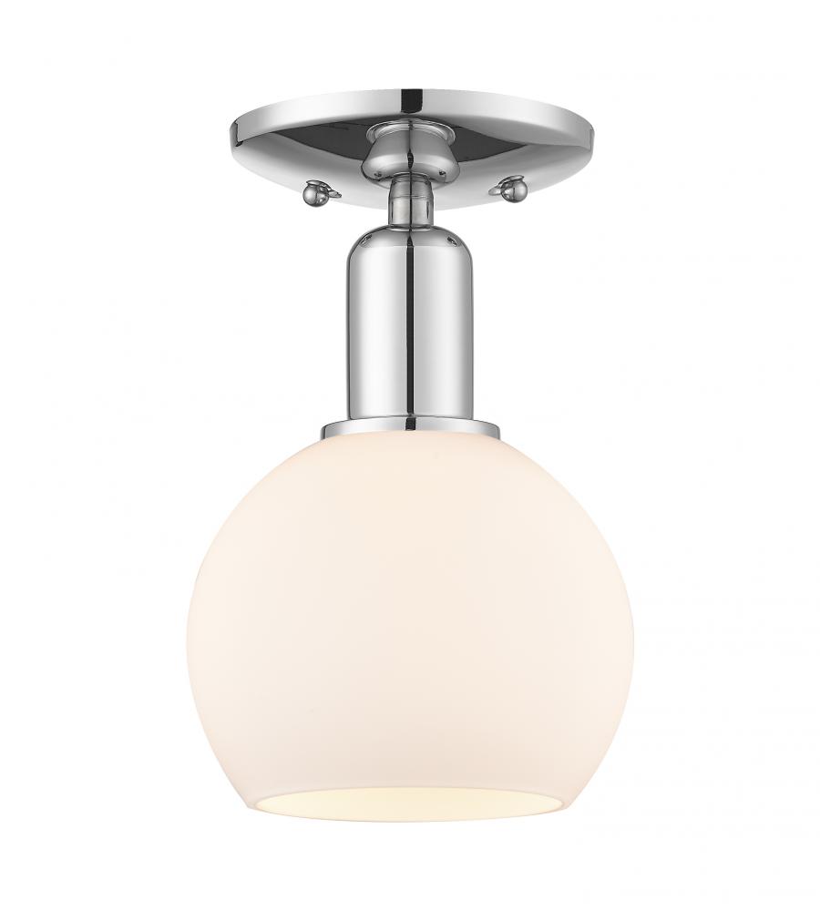 Athens - 1 Light - 6 inch - Polished Chrome - Semi-Flush Mount