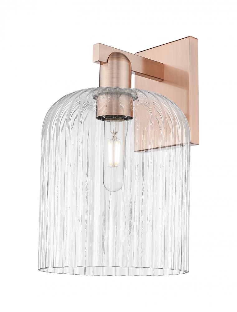 Bridal Veil - 1 Light - 8 inch - Antique Copper - Sconce