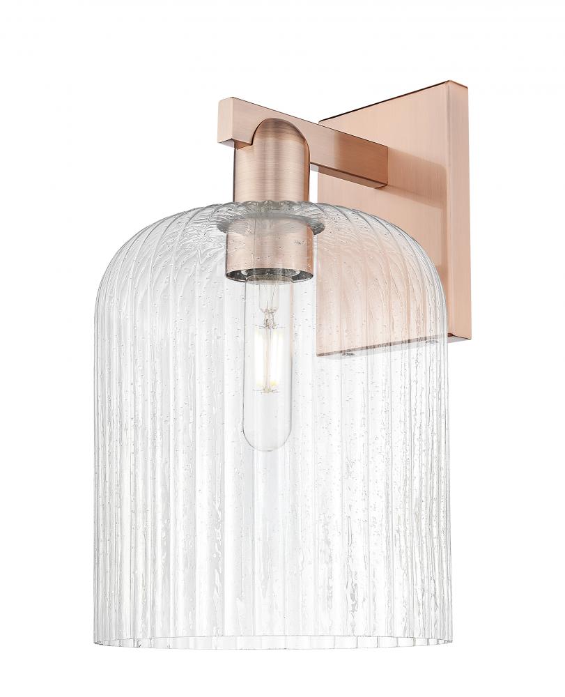 Bridal Veil - 1 Light - 8 inch - Antique Copper - Sconce