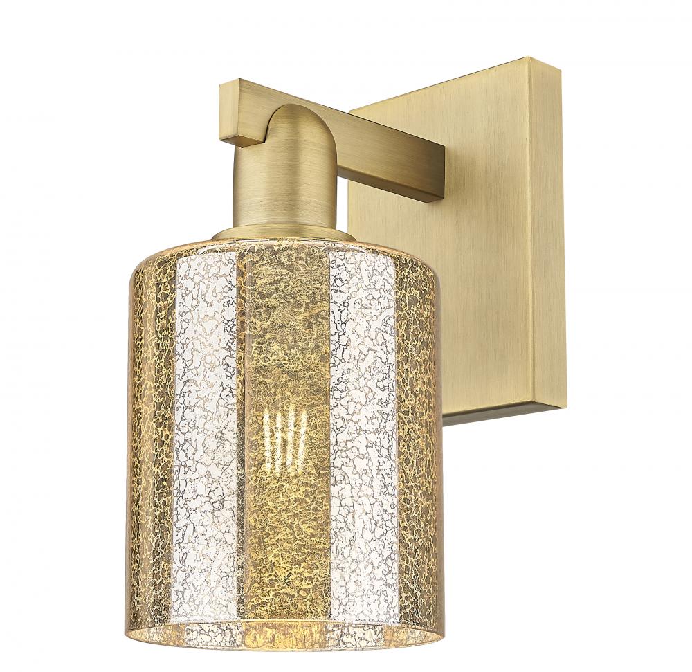 Cobbleskill - 1 Light - 5 inch - Brushed Brass - Sconce