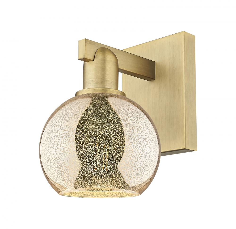 Athens - 1 Light - 6 inch - Brushed Brass - Sconce