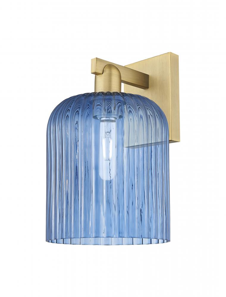 Bridal Veil - 1 Light - 8 inch - Brushed Brass - Sconce