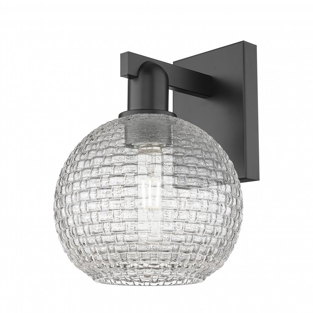 Athens - 1 Light - 8 inch - Matte Black - Sconce