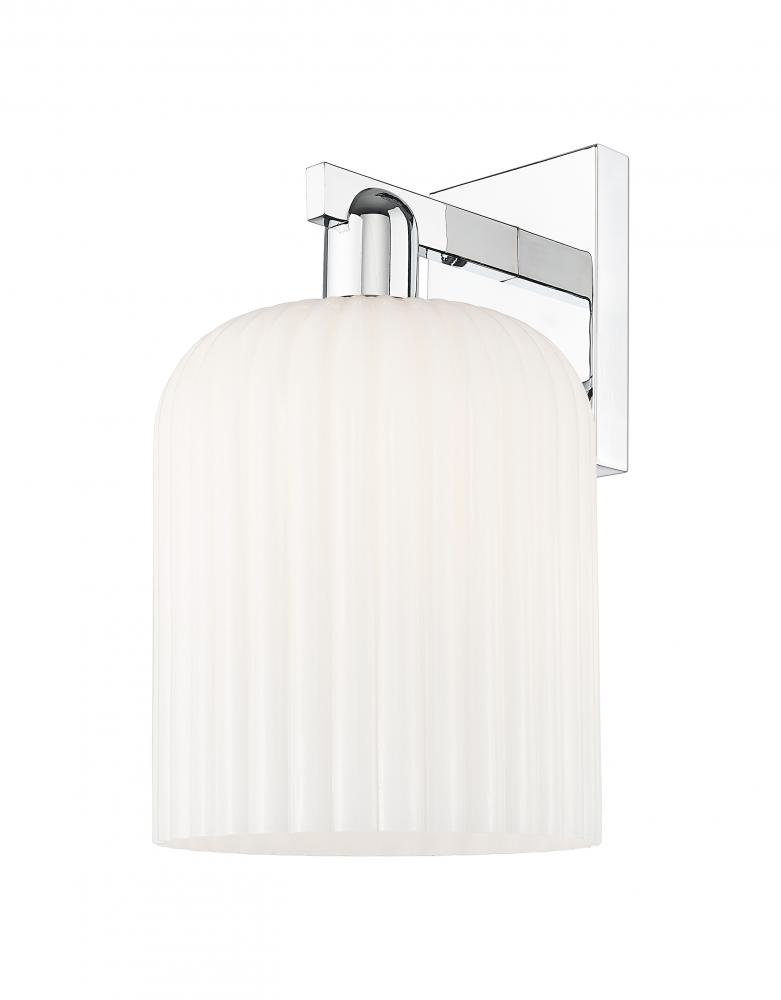 Bridal Veil - 1 Light - 8 inch - Polished Chrome - Sconce