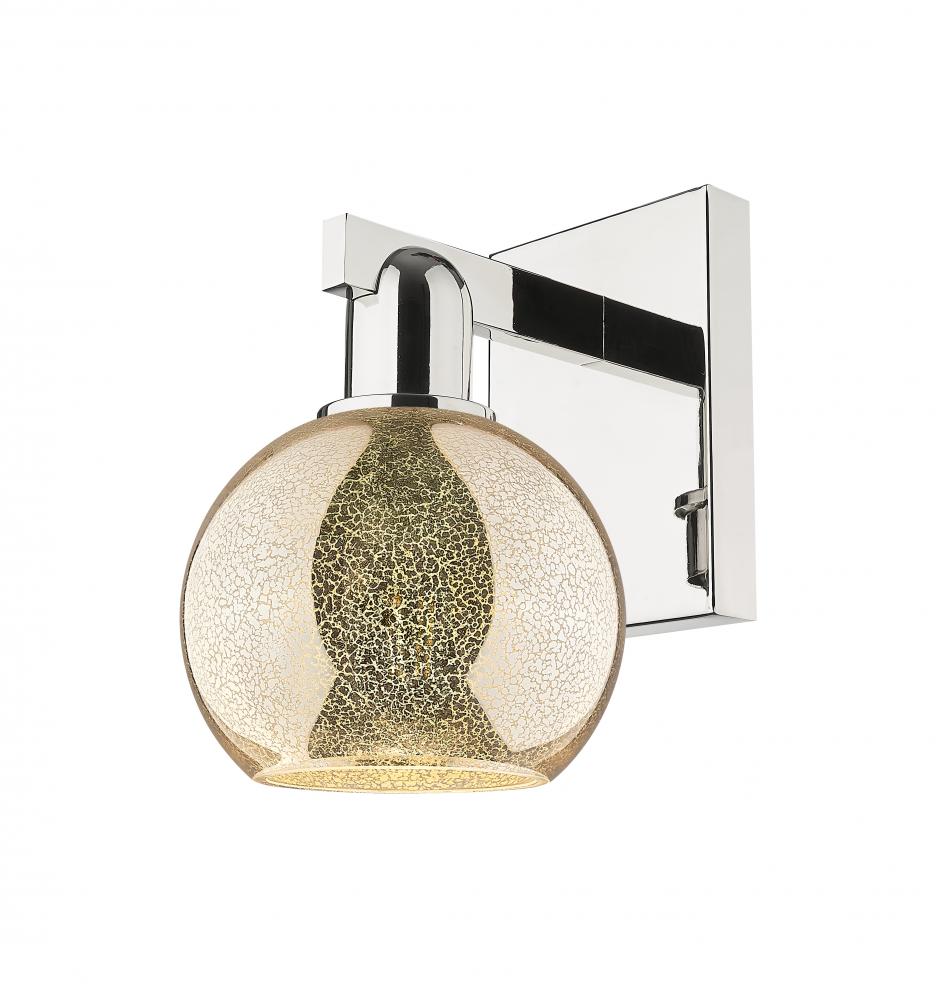 Athens - 1 Light - 6 inch - Polished Nickel - Sconce