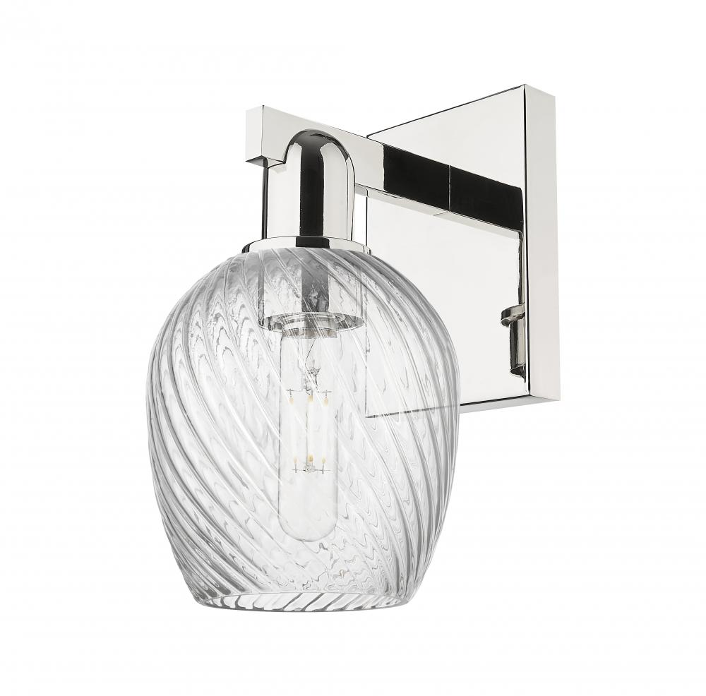 Salina - 1 Light - 6 inch - Polished Nickel - Sconce