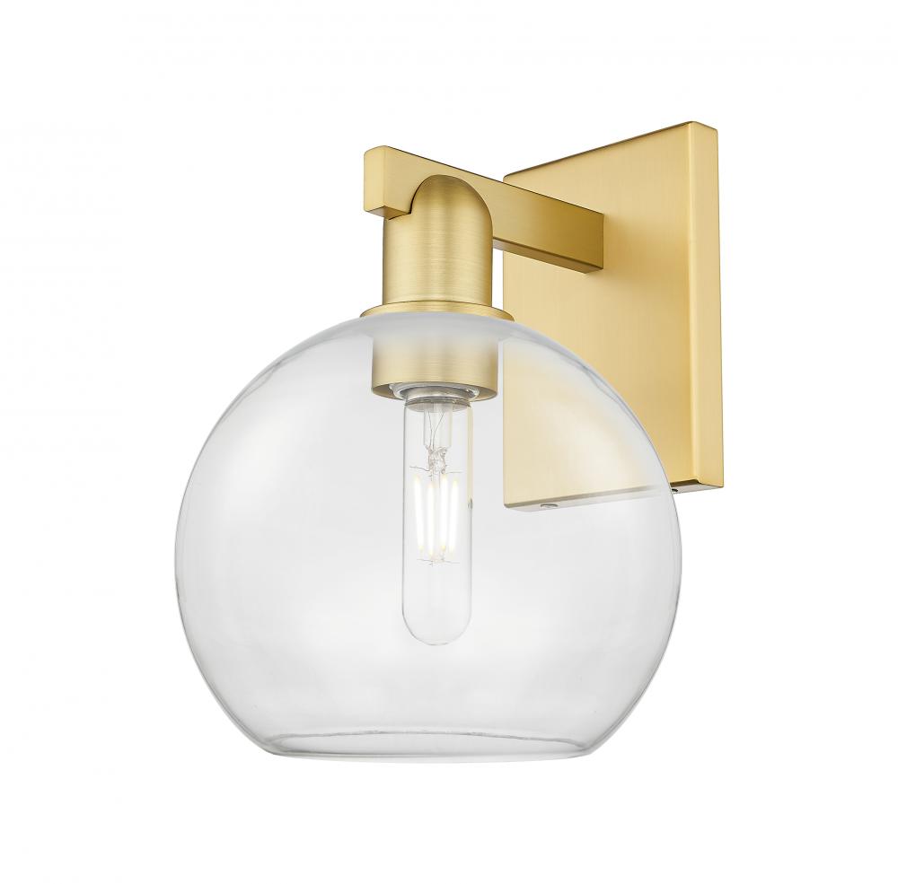 Athens - 1 Light - 8 inch - Satin Gold - Sconce