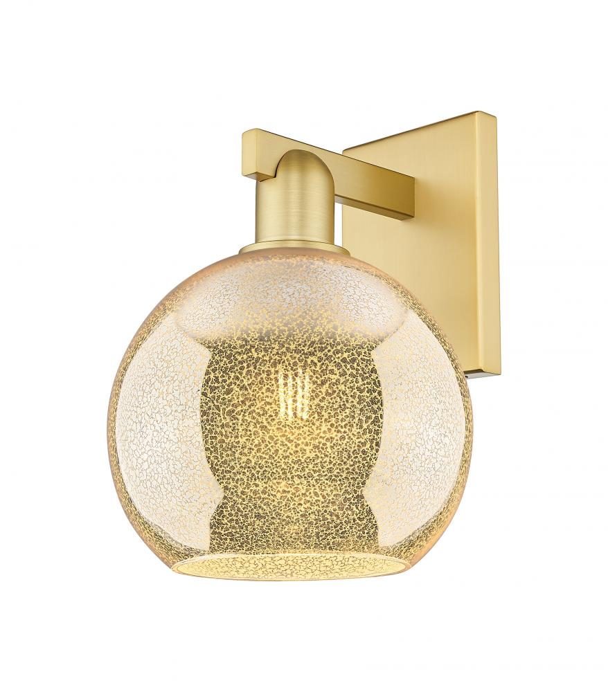 Athens - 1 Light - 8 inch - Satin Gold - Sconce