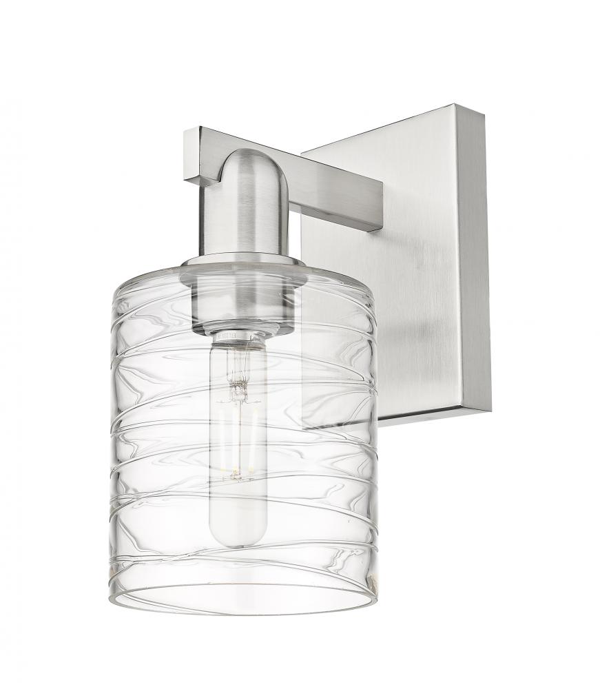 Cobbleskill - 1 Light - 5 inch - Brushed Satin Nickel - Sconce