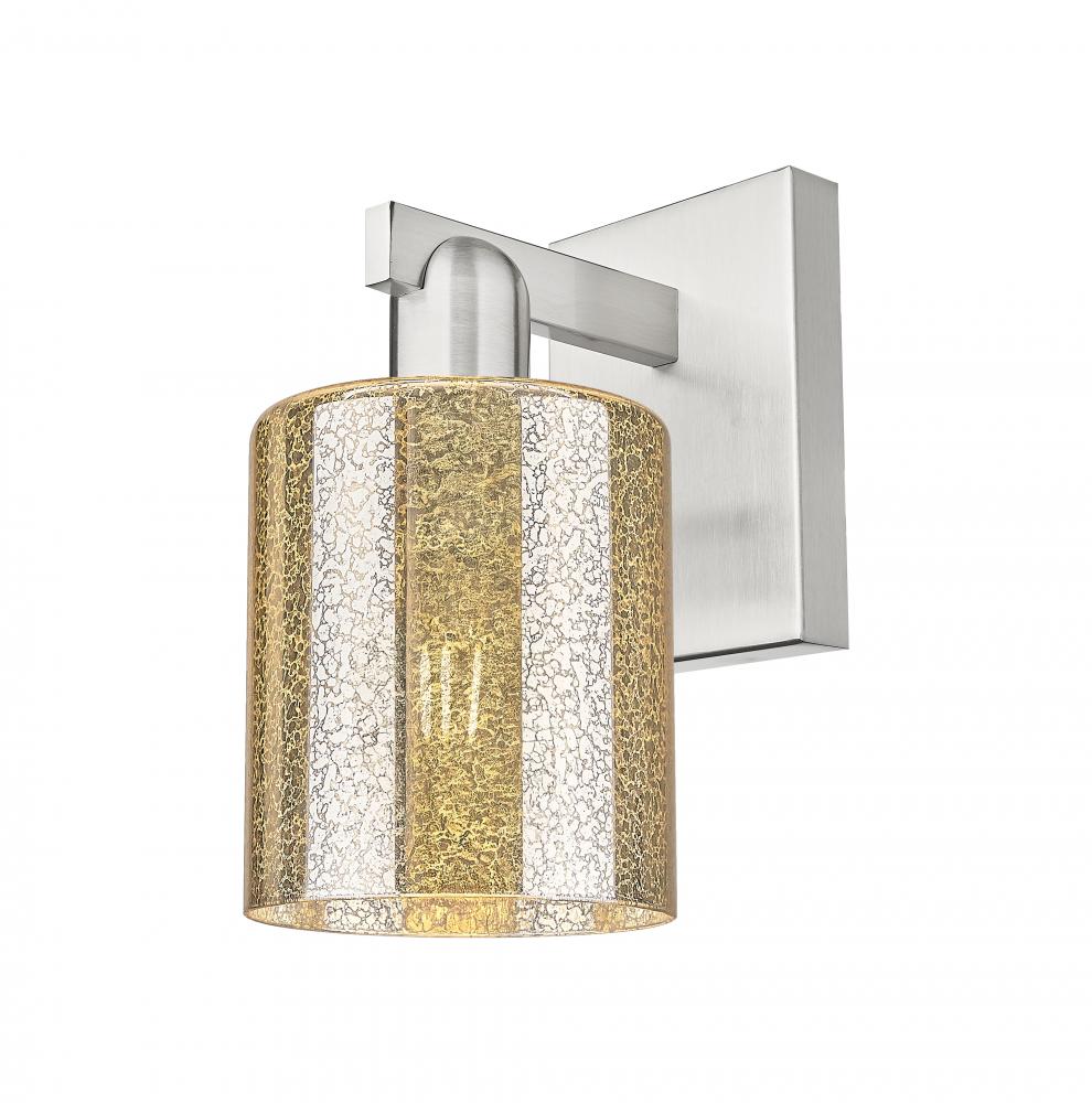 Cobbleskill - 1 Light - 5 inch - Brushed Satin Nickel - Sconce