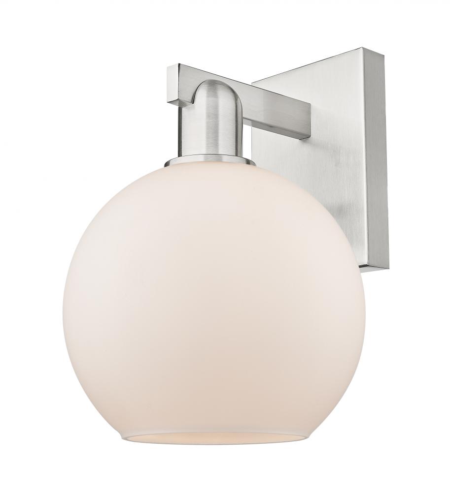 Athens - 1 Light - 8 inch - Brushed Satin Nickel - Sconce