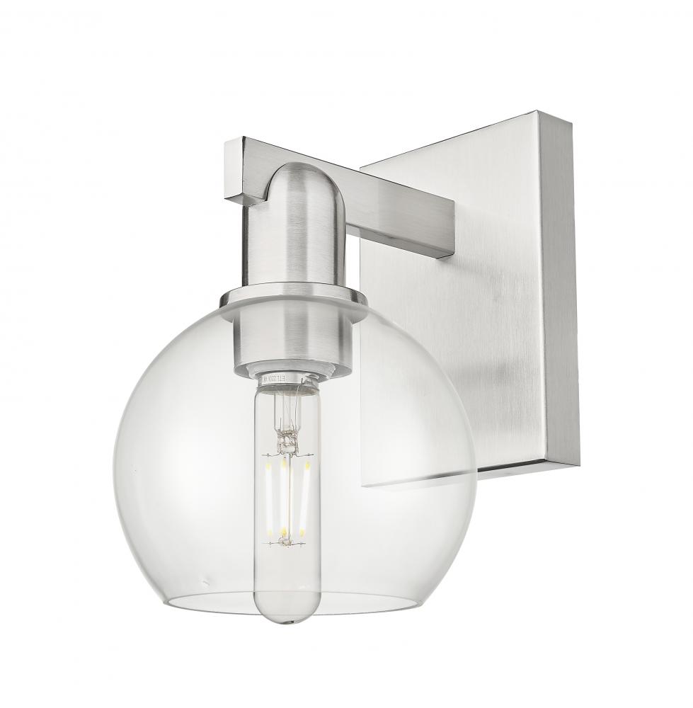 Athens - 1 Light - 6 inch - Brushed Satin Nickel - Sconce