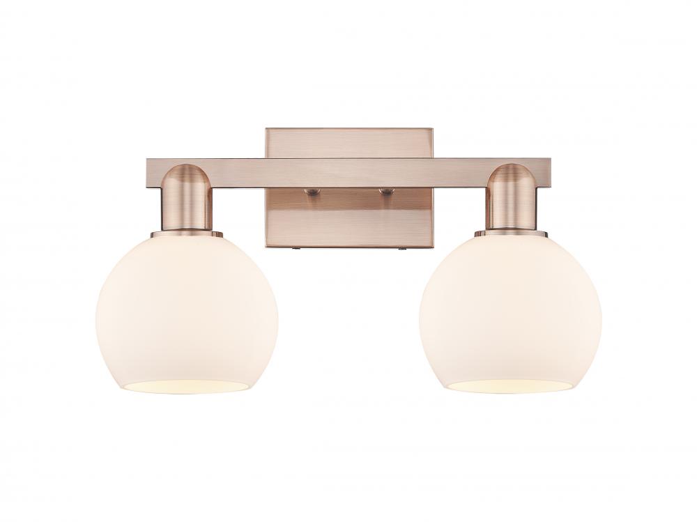 Athens - 2 Light - 17 inch - Antique Copper - Bath Vanity Light