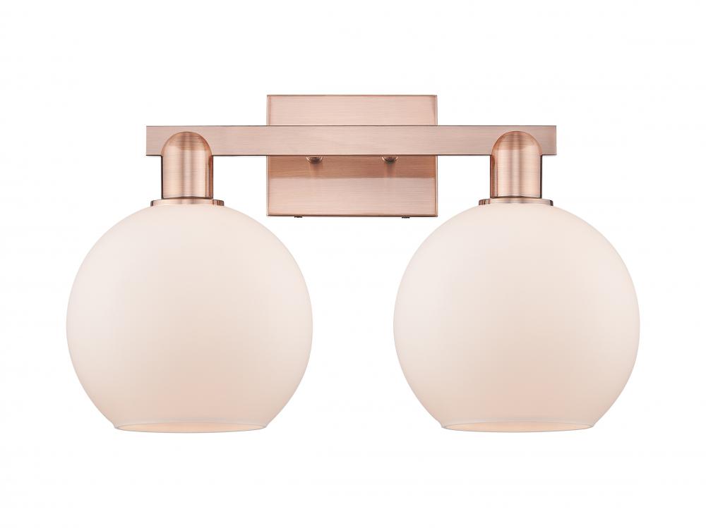 Athens - 2 Light - 19 inch - Antique Copper - Bath Vanity Light