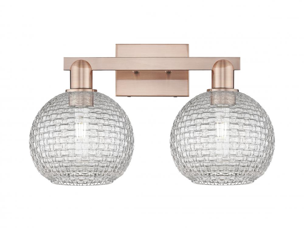 Athens - 2 Light - 19 inch - Antique Copper - Bath Vanity Light