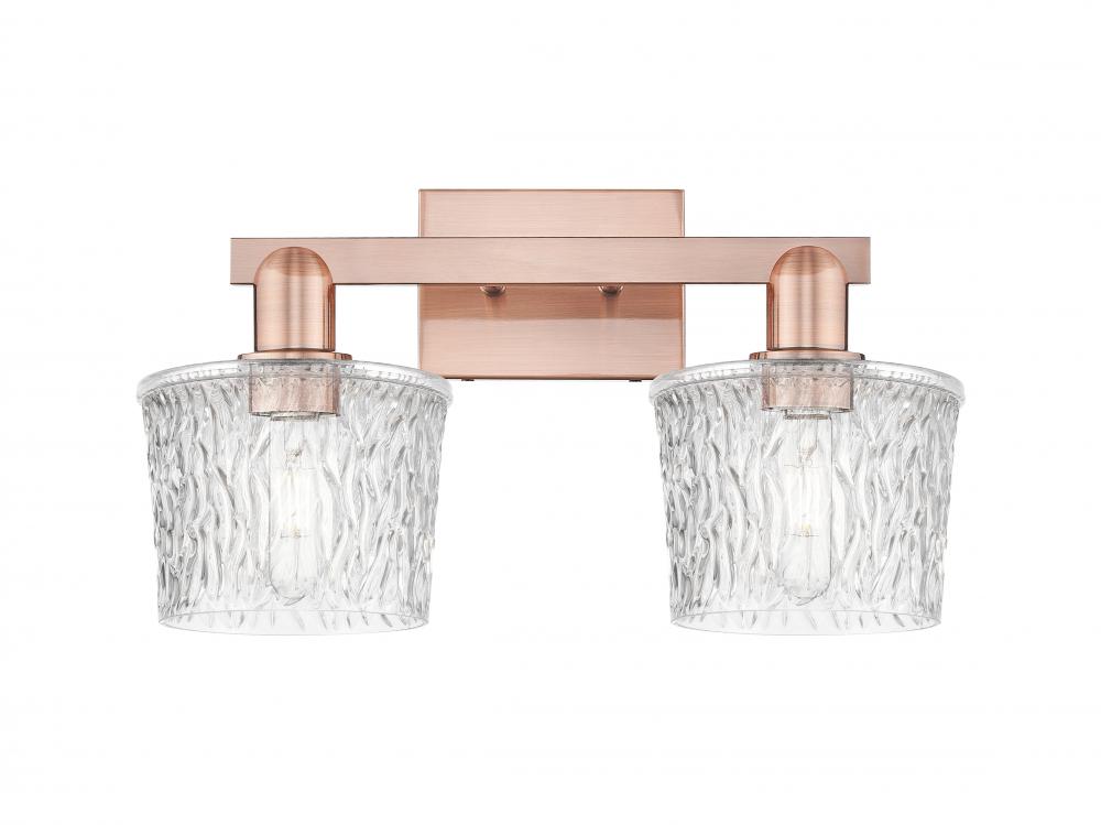 Niagara - 2 Light - 18 inch - Antique Copper - Bath Vanity Light