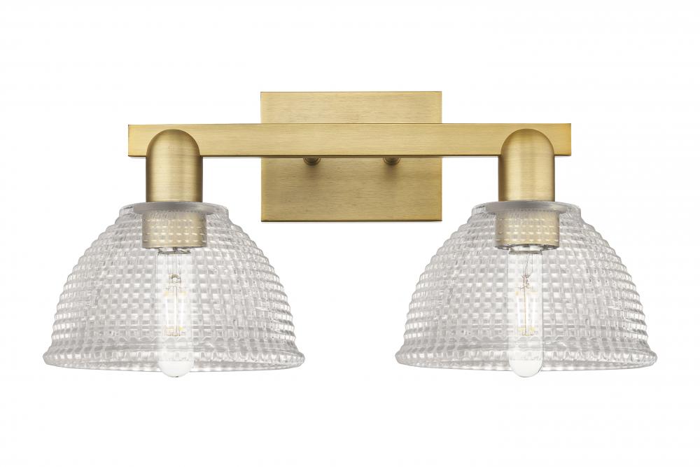 Arietta - 2 Light - 19 inch - Brushed Brass - Bath Vanity Light