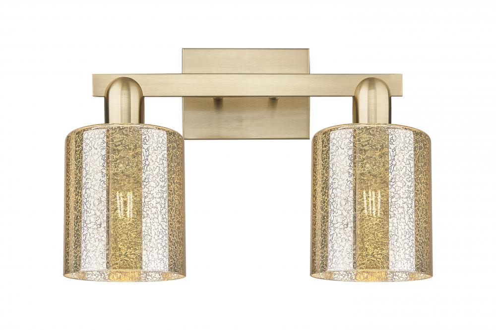 Cobbleskill - 2 Light - 16 inch - Champagne Bronze - Bath Vanity Light