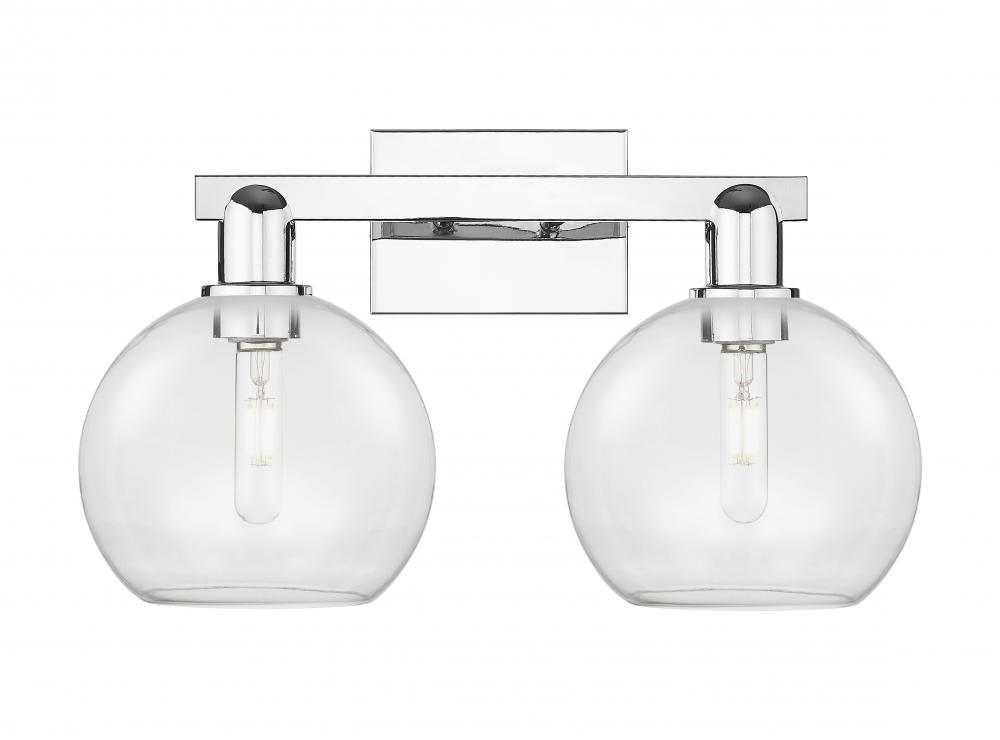 Athens - 2 Light - 19 inch - Polished Chrome - Bath Vanity Light