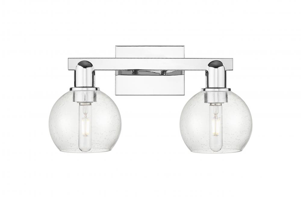 Athens - 2 Light - 17 inch - Polished Chrome - Bath Vanity Light