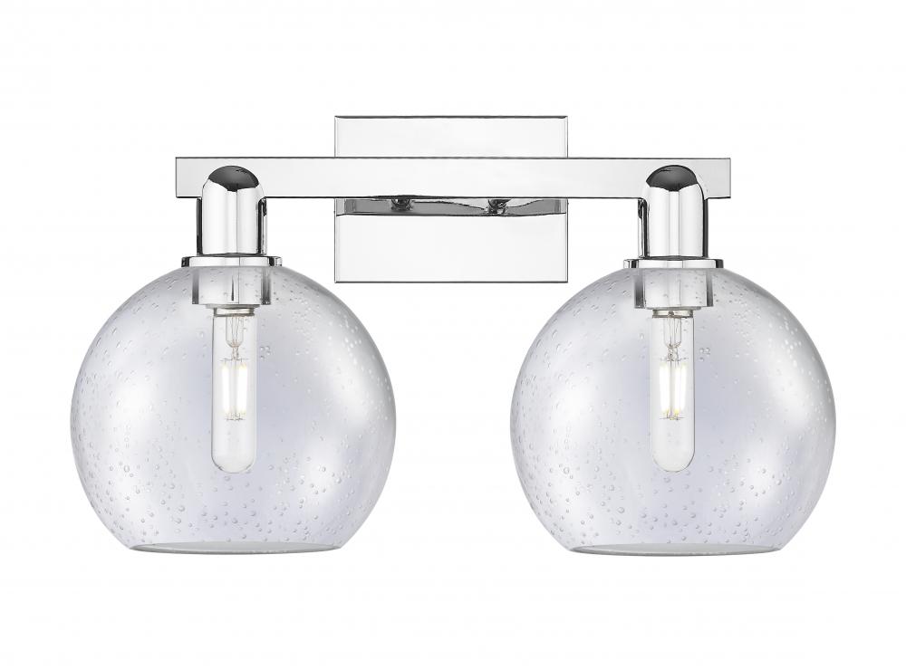 Athens - 2 Light - 19 inch - Polished Chrome - Bath Vanity Light