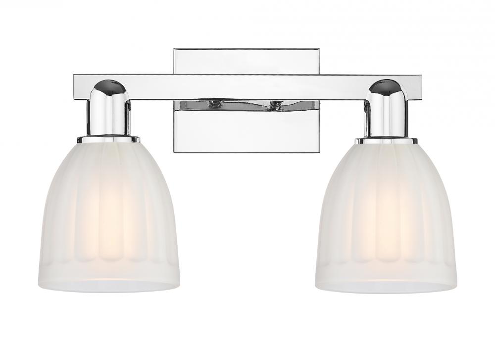 Brookfield - 2 Light - 17 inch - Polished Chrome - Bath Vanity Light