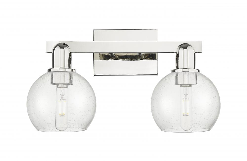 Athens - 2 Light - 17 inch - Polished Nickel - Bath Vanity Light