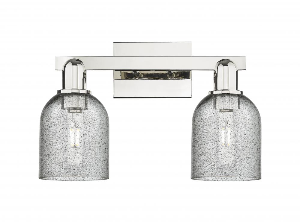 Caledonia - 2 Light - 16 inch - Polished Nickel - Bath Vanity Light