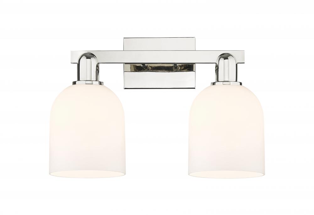 Bella - 2 Light - 17 inch - Polished Nickel - Bath Vanity Light